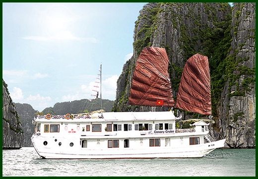 Halong Bay tour - Canary junk cruise