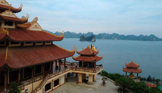 Cai Bau pagoda in Van Don